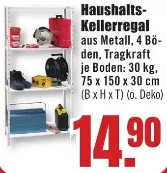 B1 Discount Baumarkt Haushalts Kellerregal Angebot