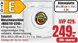 B1 Discount Baumarkt Exquisit Waschmaschine WA6110-020E Angebot