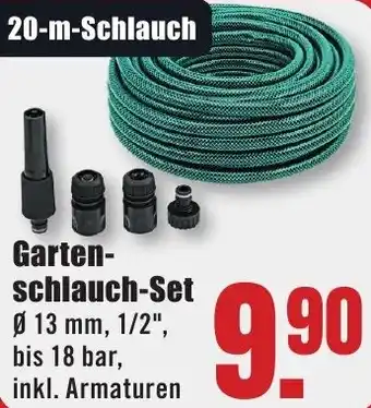 B1 Discount Baumarkt Gartenschlauch-Set Angebot