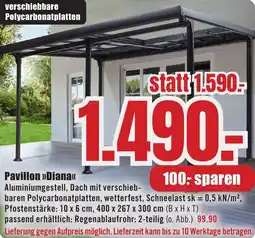 B1 Discount Baumarkt Pavillon Diana Angebot