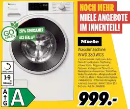 MEDIMAX Miele Waschmaschine WWD 380 WCS Angebot