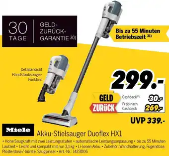 MEDIMAX Miele Akku-Stielsauger Duoflex HX1 Angebot