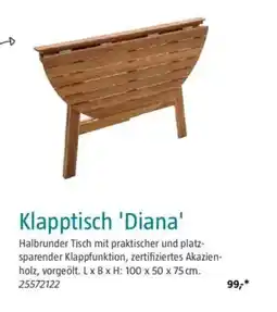 Bauhaus Klapptisch 'Diana' Angebot