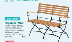 Bauhaus Klappbank 'Moni' Angebot