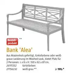 Bauhaus Bank 'Alea' Angebot