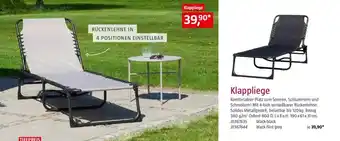 Bauhaus Klappliege Angebot