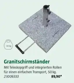 Bauhaus Granitschirmständer Angebot