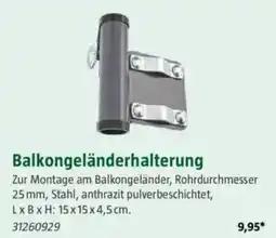 Bauhaus Balkongeländerhalterung Angebot