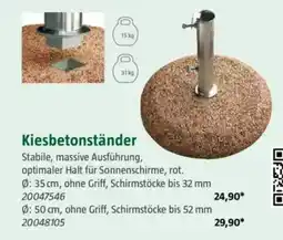 Bauhaus Kiesbetonständer Angebot