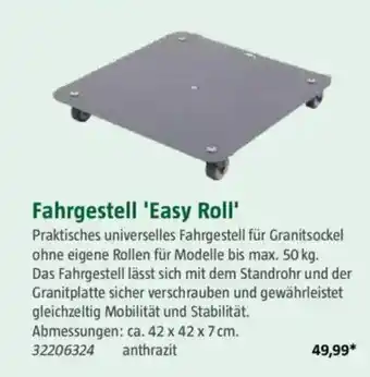 Bauhaus Fahrgestell 'Easy Roll' Angebot