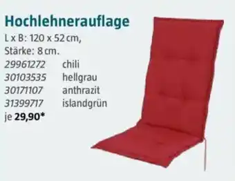 Bauhaus Hochlehnerauflage Angebot