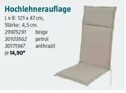 Bauhaus Hochlehnerauflage Angebot