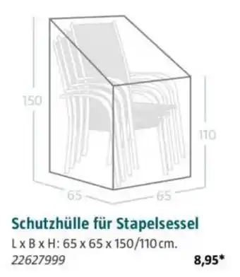 Bauhaus Schutzhülle für Stapelsessel Angebot