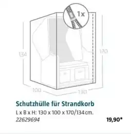 Bauhaus Schutzhülle für Strandkorb Angebot