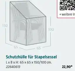 Bauhaus Schutzhülle für Stapelsessel Angebot