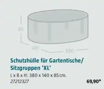 Bauhaus Schutzhülle für Gartentische/ Sitzgruppen 'XL' Angebot