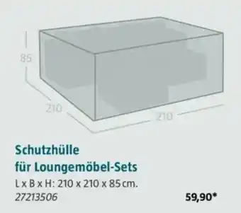 Bauhaus Schutzhülle für Loungemöbel-Sets Angebot