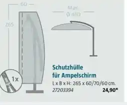 Bauhaus Schutzhülle für Ampelschirm Angebot