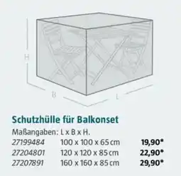 Bauhaus Schutzhülle für Balkonset Angebot