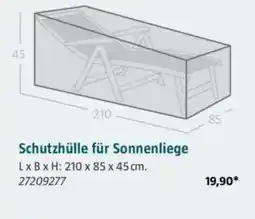 Bauhaus Schutzhülle für Sonnenliege Angebot