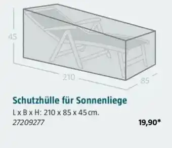 Bauhaus Schutzhülle für Sonnenliege Angebot