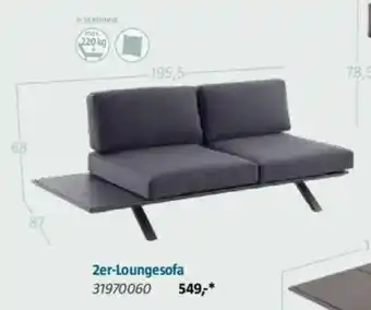 Bauhaus 2er-Loungesofa 31970060 Angebot