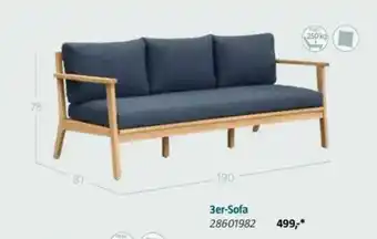 Bauhaus 3er-Sofa 28601982 Angebot