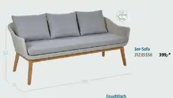 Bauhaus 3er-Sofa Angebot