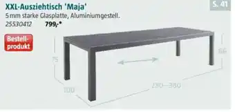 Bauhaus XXL-Ausziehtisch 'Maja' Angebot