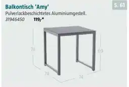 Bauhaus Balkontisch 'Amy' Angebot