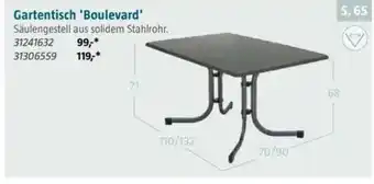 Bauhaus Gartentisch 'Boulevard' Angebot