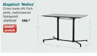 Bauhaus Klapptisch 'Melina' Angebot