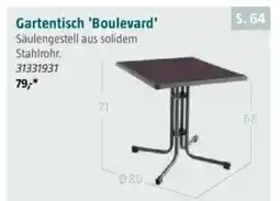 Bauhaus Gartentisch 'Boulevard' Angebot