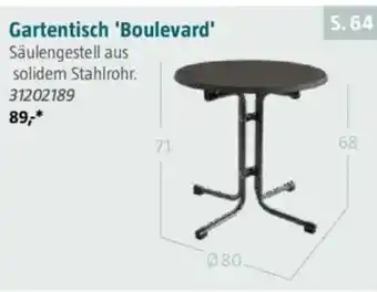 Bauhaus Gartentisch 'Boulevard' Angebot