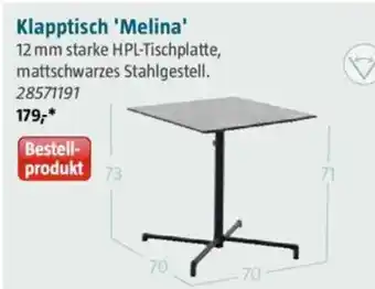 Bauhaus Klapptisch 'Melina' Angebot