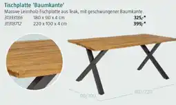 Bauhaus Tischplatte 'Baumkante' Angebot