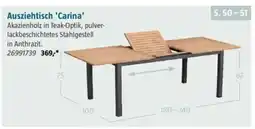 Bauhaus Ausziehtisch 'Carina' Angebot