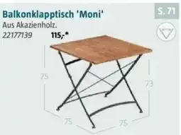 Bauhaus Balkonklapptisch 'Moni' Angebot