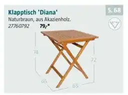 Bauhaus Klapptisch 'Diana' Angebot