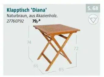 Bauhaus Klapptisch 'Diana' Angebot