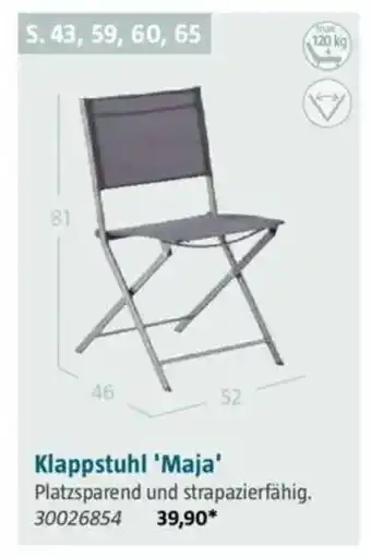 Bauhaus Klappstuhl 'Maja' Angebot