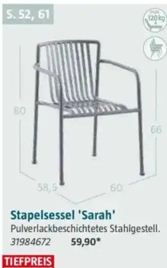 Bauhaus Stapelsessel 'Sarah' Angebot