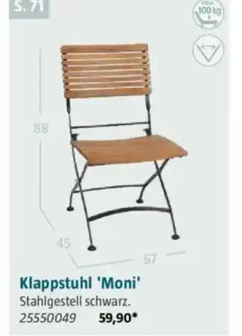 Bauhaus Klappstuhl 'Moni' Angebot