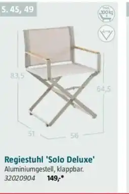 Bauhaus Regiestuhl 'Solo Deluxe' Angebot