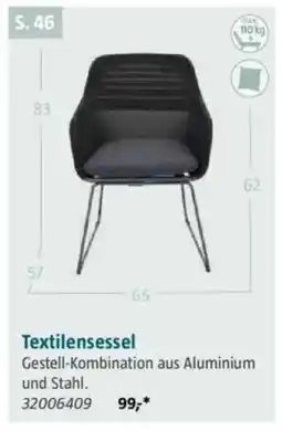 Bauhaus Textilensessel Angebot