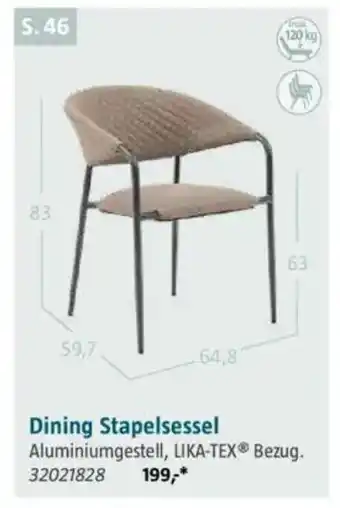 Bauhaus Dining Stapelsessel Angebot