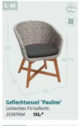 Bauhaus Geflechtsessel 'Pauline' Angebot