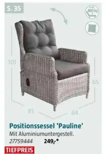 Bauhaus Positionssessel 'Pauline' Angebot