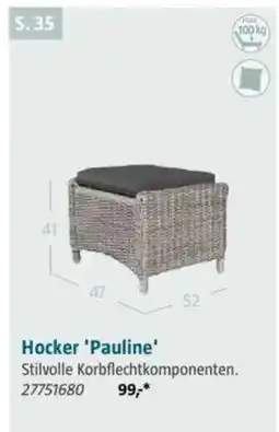 Bauhaus Hocker 'Pauline' Angebot