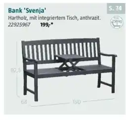 Bauhaus Bank 'Svenja' Angebot